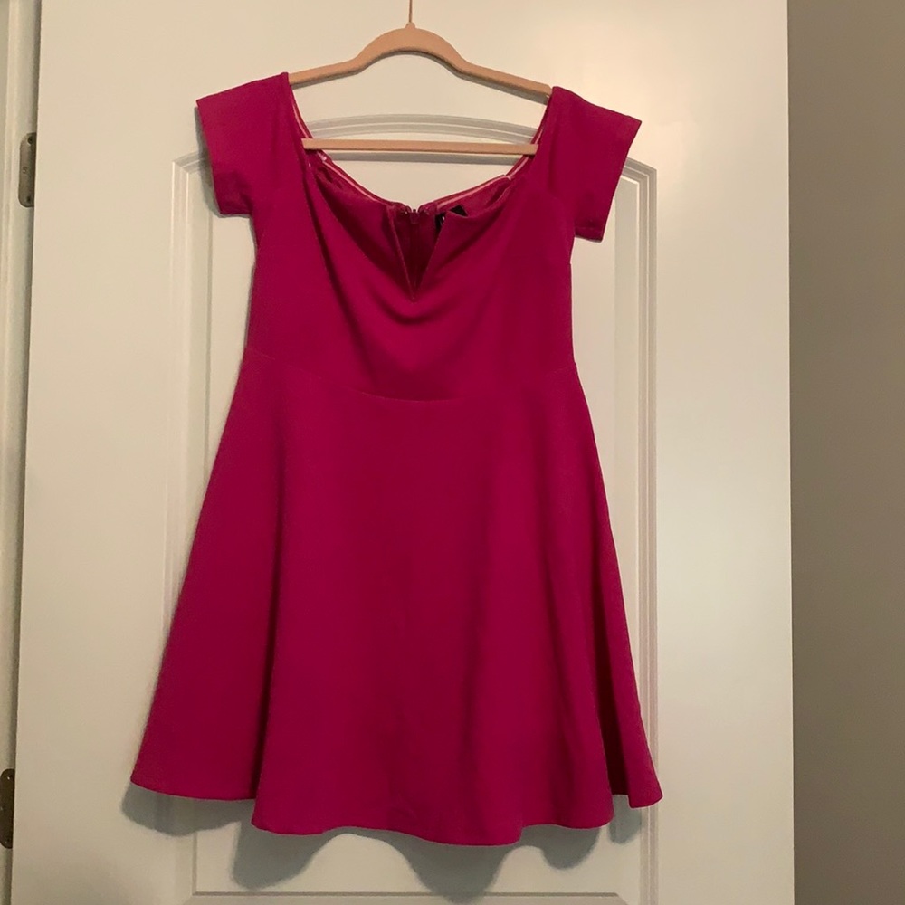Hot pink lulus dress
